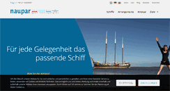 Desktop Screenshot of naupar.de