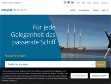 Tablet Screenshot of naupar.de